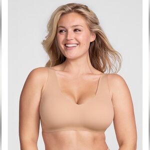 HONEYLOVE SOFT FROM BRA V NECK LINE 
BLUSH COLOR  SIZE 38B/C